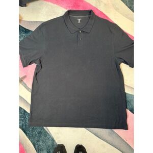 Amazon Essentials Mens Black Regular Fit Pique Short Sleeve Polo Shirt XXL